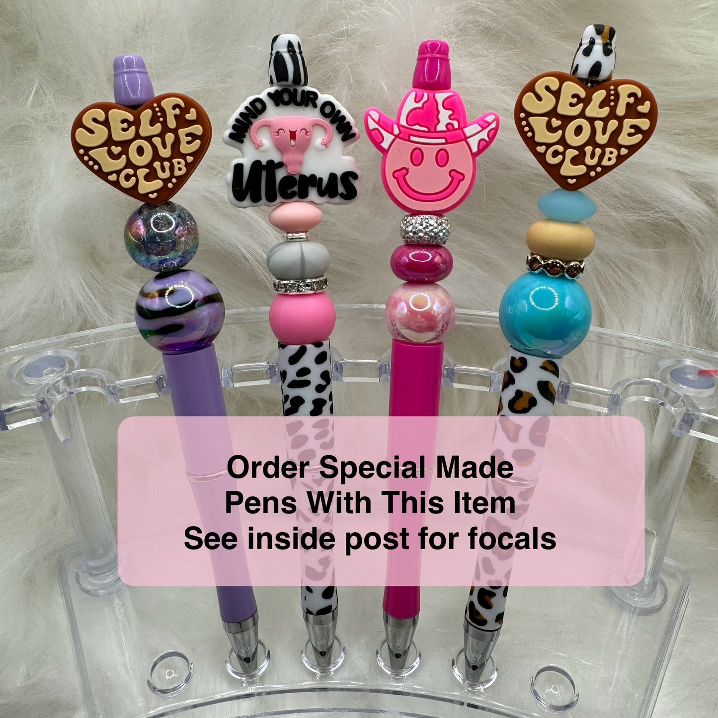 Made to Order Silicone Focal Bead Pen