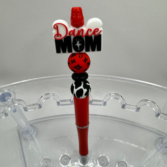 Dance Mom Silicone Focal Bead Pen