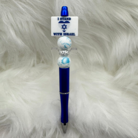 I stand with Israel Pen (Blue)