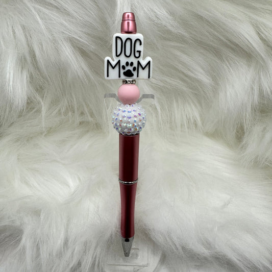 Dog Mom 2 Silicone Focal Bead Pen