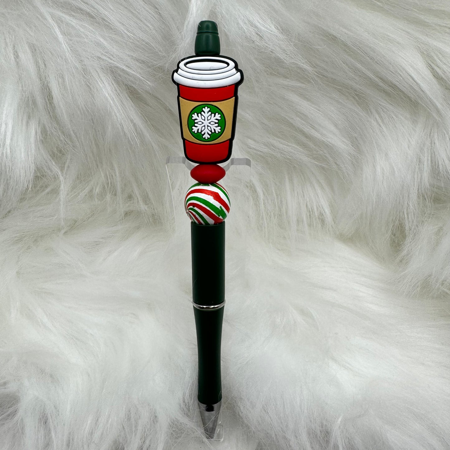 Holiday Drink 2 Silicone Focal Bead Pen